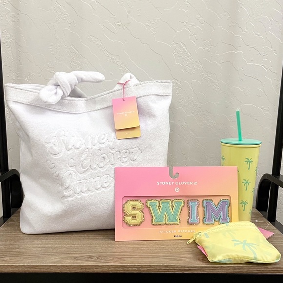 Stoney Clover Lane Handbags - BUNDLE Stoney Clover Lane x Target Limited Collection Terry Cloth Tote Bundle